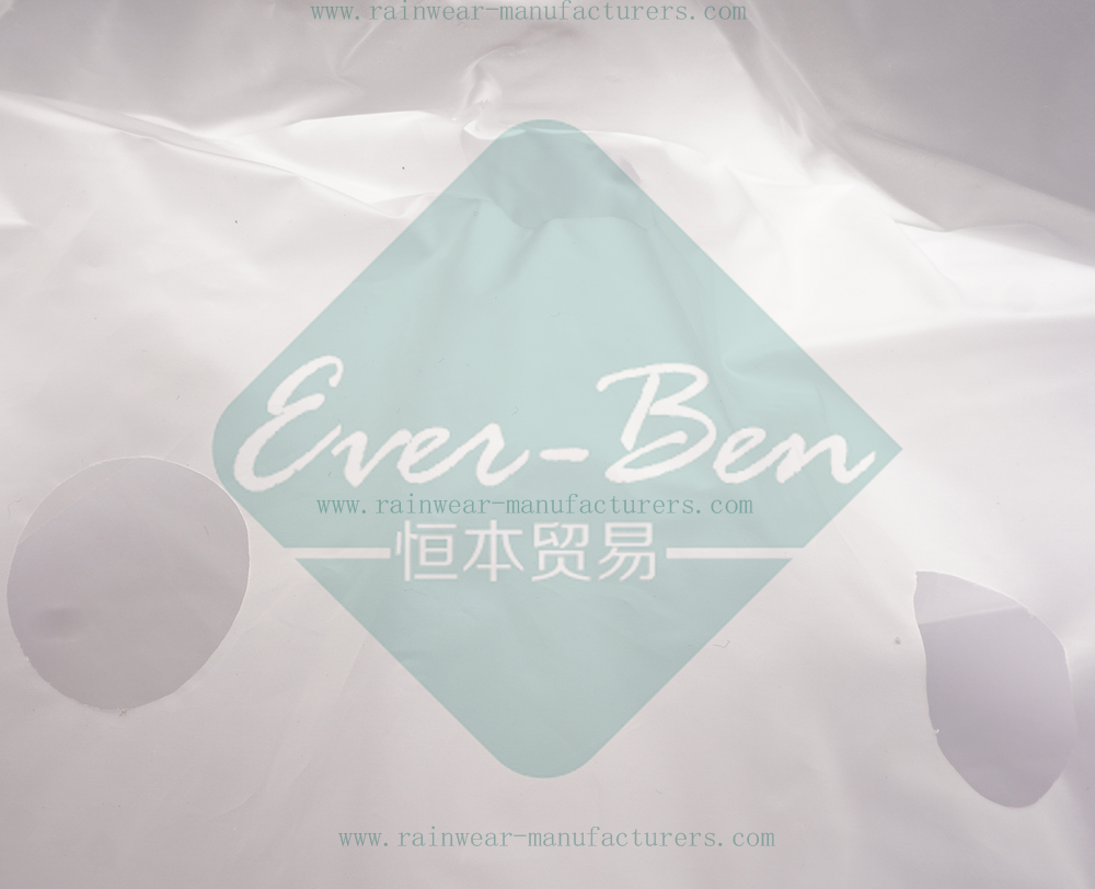 EVA waterproof clothing vent hole